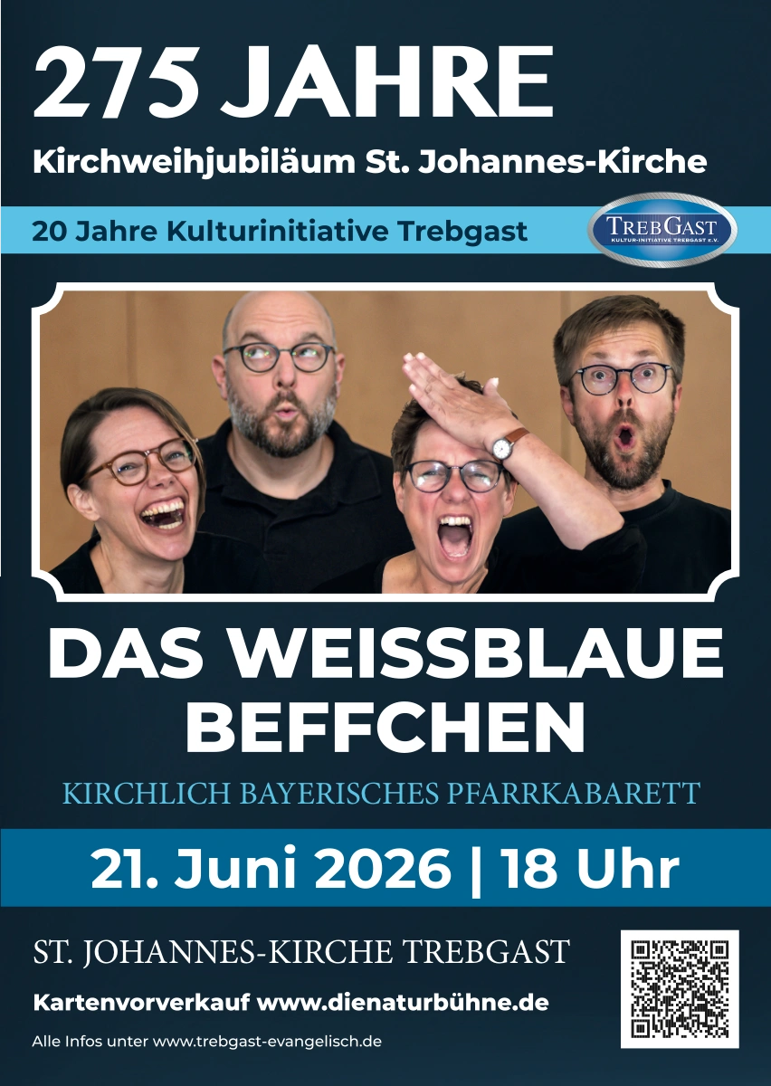 Einladung zu Kirche Kunterbunt am 19.04.2026 um 10:00 Uhr anlässlich 275 Jahre Kirchenjubiläum