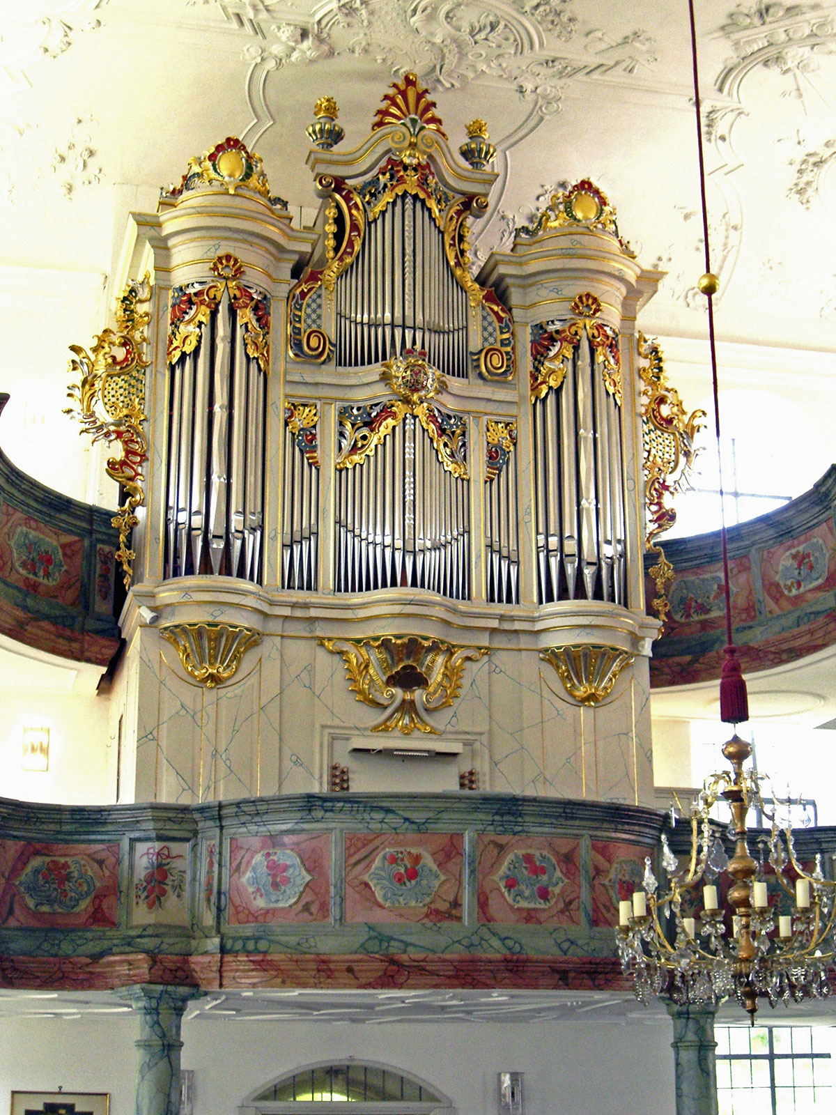 Orgel der Pfarrkirche St. Johannes in Trebgast
