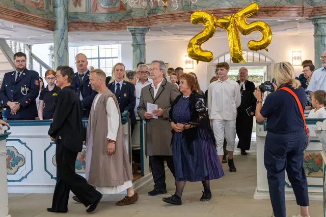 Festgottesdienst zum 275. Kirchweihjubiläum in der St. Johannes-Kirche Trebgast, Aufnahme 5