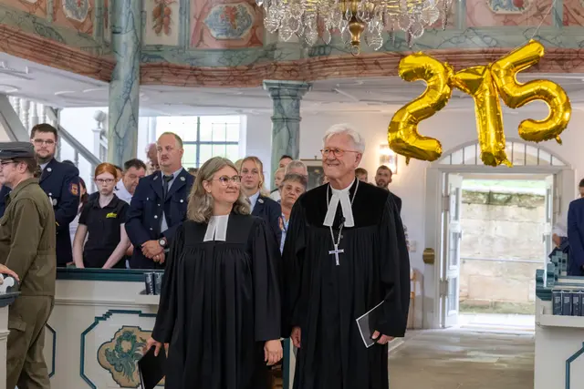 Festgottesdienst zum 275. Kirchweihjubiläum in der St. Johannes-Kirche Trebgast, Aufnahme 6