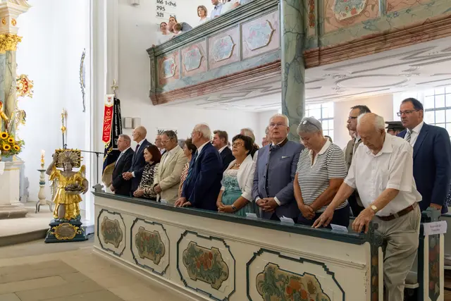 Festgottesdienst zum 275. Kirchweihjubiläum in der St. Johannes-Kirche Trebgast, Aufnahme 10