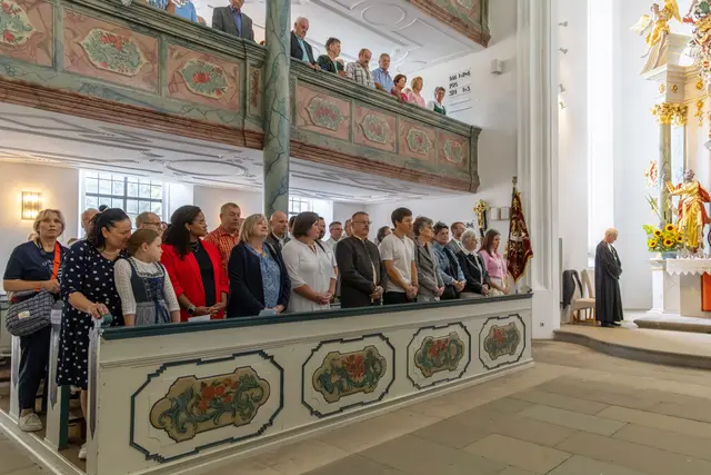 Festgottesdienst zum 275. Kirchweihjubiläum in der St. Johannes-Kirche Trebgast, Aufnahme 11