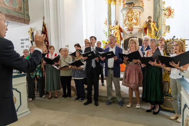 Festgottesdienst zum 275. Kirchweihjubiläum in der St. Johannes-Kirche Trebgast, Aufnahme 21