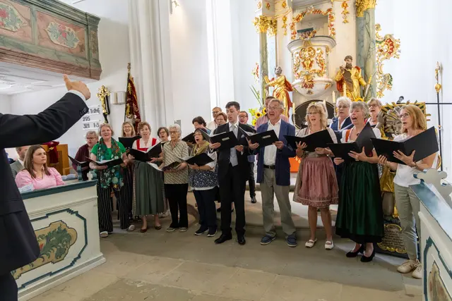 Festgottesdienst zum 275. Kirchweihjubiläum in der St. Johannes-Kirche Trebgast, Aufnahme 22