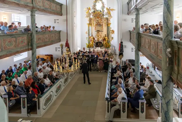 Festgottesdienst zum 275. Kirchweihjubiläum in der St. Johannes-Kirche Trebgast, Aufnahme 31