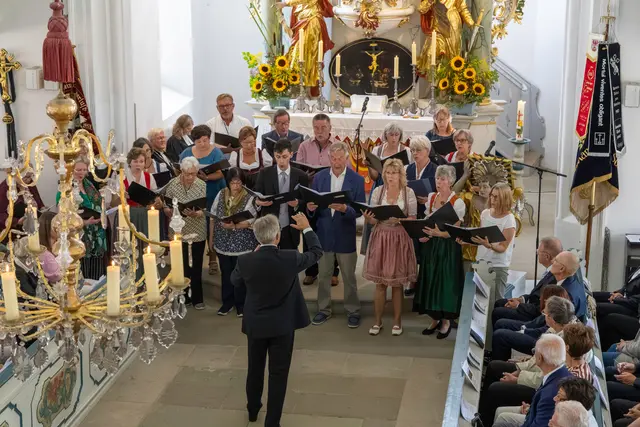 Festgottesdienst zum 275. Kirchweihjubiläum in der St. Johannes-Kirche Trebgast, Aufnahme 32