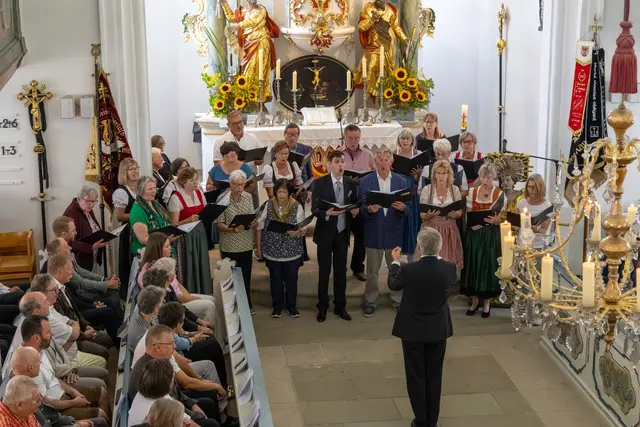 Festgottesdienst zum 275. Kirchweihjubiläum in der St. Johannes-Kirche Trebgast, Aufnahme 33