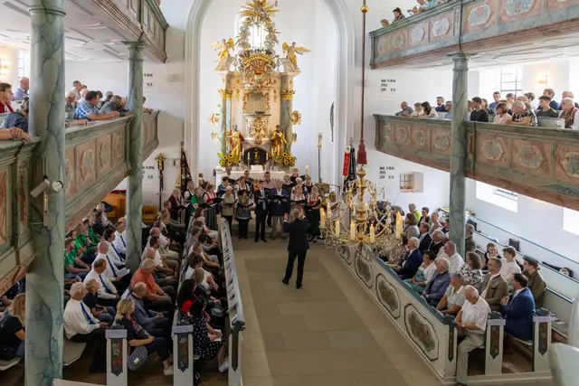 Festgottesdienst zum 275. Kirchweihjubiläum in der St. Johannes-Kirche Trebgast, Aufnahme 34