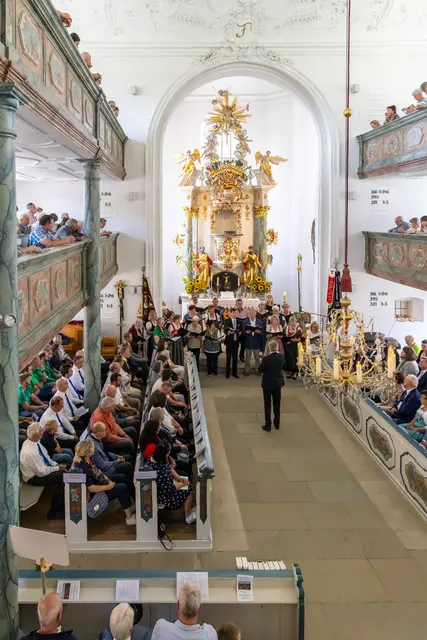 Festgottesdienst zum 275. Kirchweihjubiläum in der St. Johannes-Kirche Trebgast, Aufnahme 35
