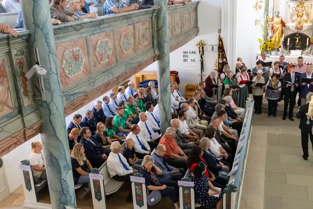 Festgottesdienst zum 275. Kirchweihjubiläum in der St. Johannes-Kirche Trebgast, Aufnahme 36