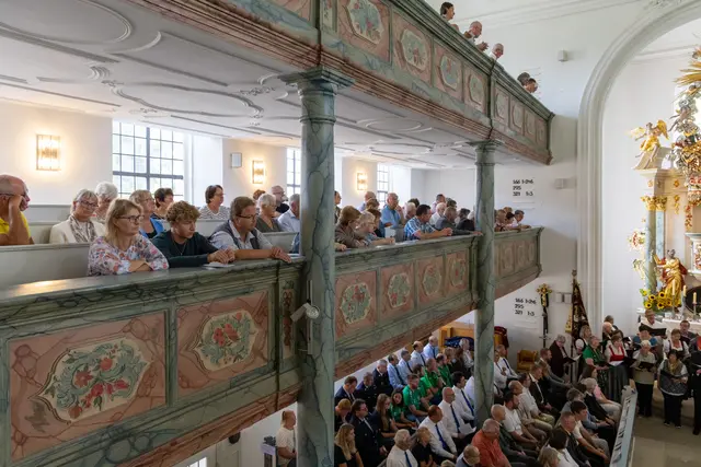 Festgottesdienst zum 275. Kirchweihjubiläum in der St. Johannes-Kirche Trebgast, Aufnahme 37