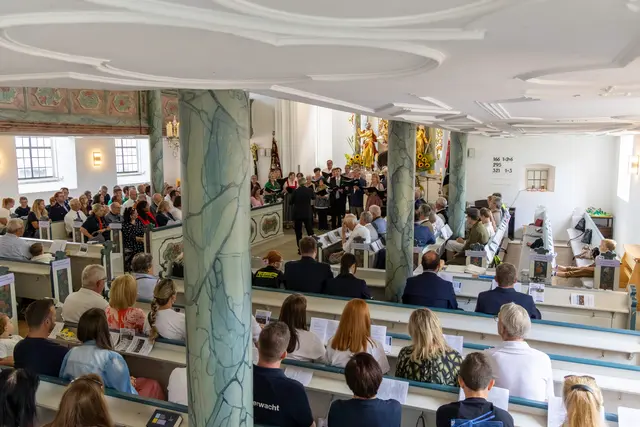 Festgottesdienst zum 275. Kirchweihjubiläum in der St. Johannes-Kirche Trebgast, Aufnahme 40