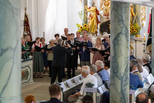 Festgottesdienst zum 275. Kirchweihjubiläum in der St. Johannes-Kirche Trebgast, Aufnahme 41