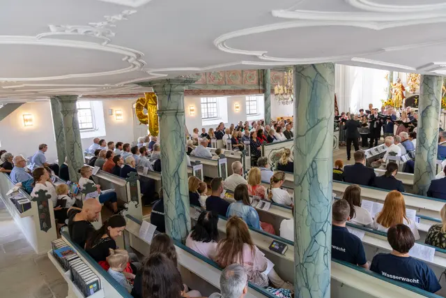 Festgottesdienst zum 275. Kirchweihjubiläum in der St. Johannes-Kirche Trebgast, Aufnahme 42