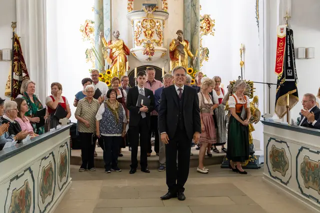 Festgottesdienst zum 275. Kirchweihjubiläum in der St. Johannes-Kirche Trebgast, Aufnahme 44