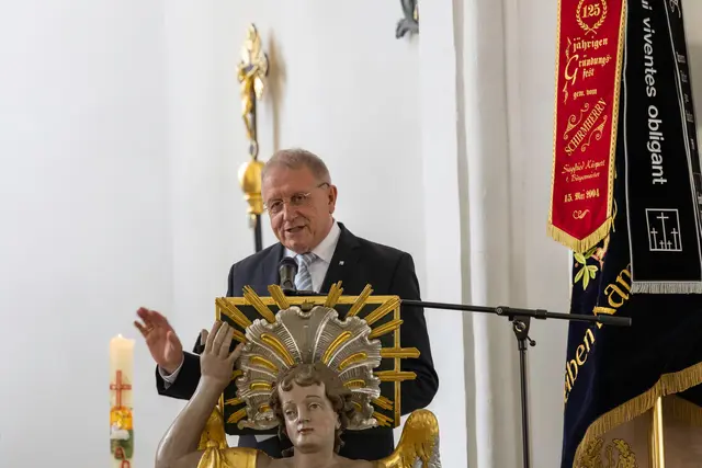 Festgottesdienst zum 275. Kirchweihjubiläum in der St. Johannes-Kirche Trebgast, Aufnahme 46