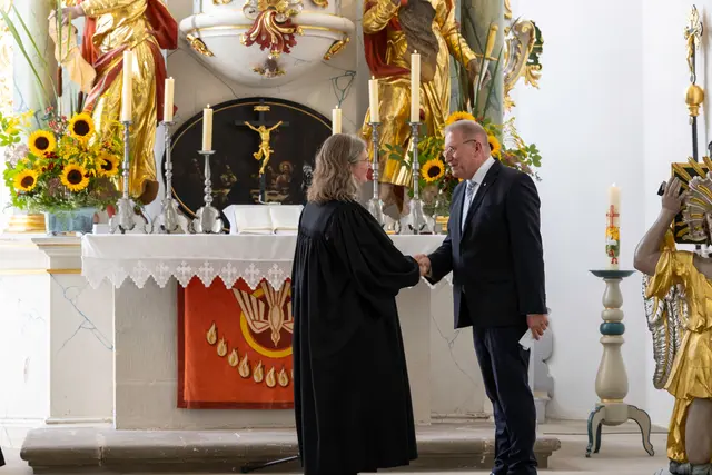 Festgottesdienst zum 275. Kirchweihjubiläum in der St. Johannes-Kirche Trebgast, Aufnahme 51